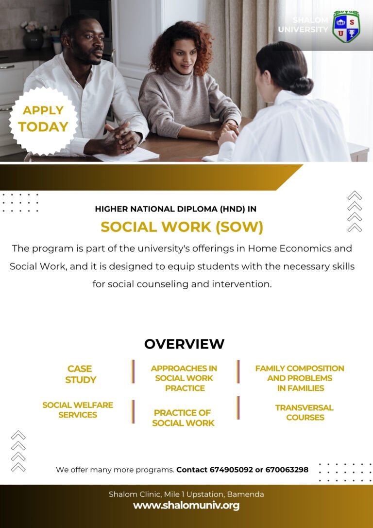 HND in Social Work