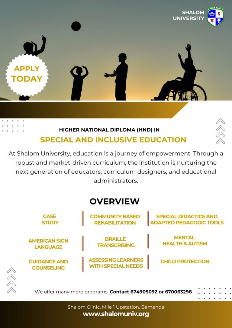 HND in Special and Inclusive Education
