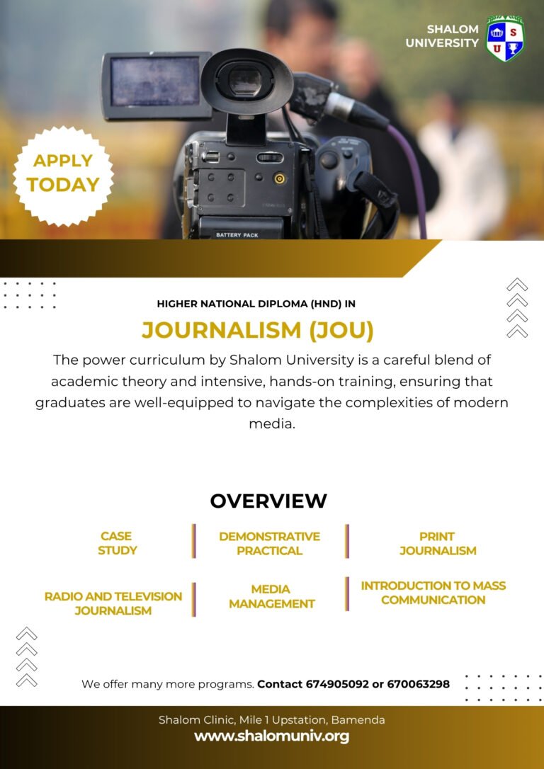 HND in Journalism