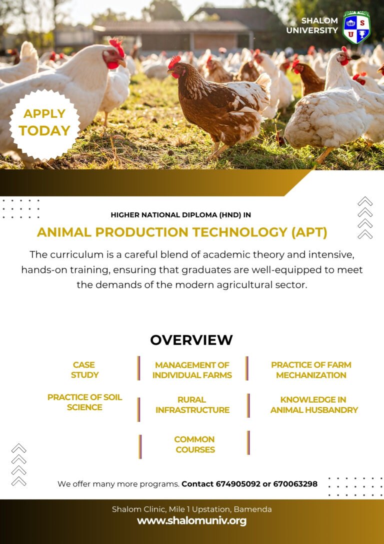HND in Animal Production Technology