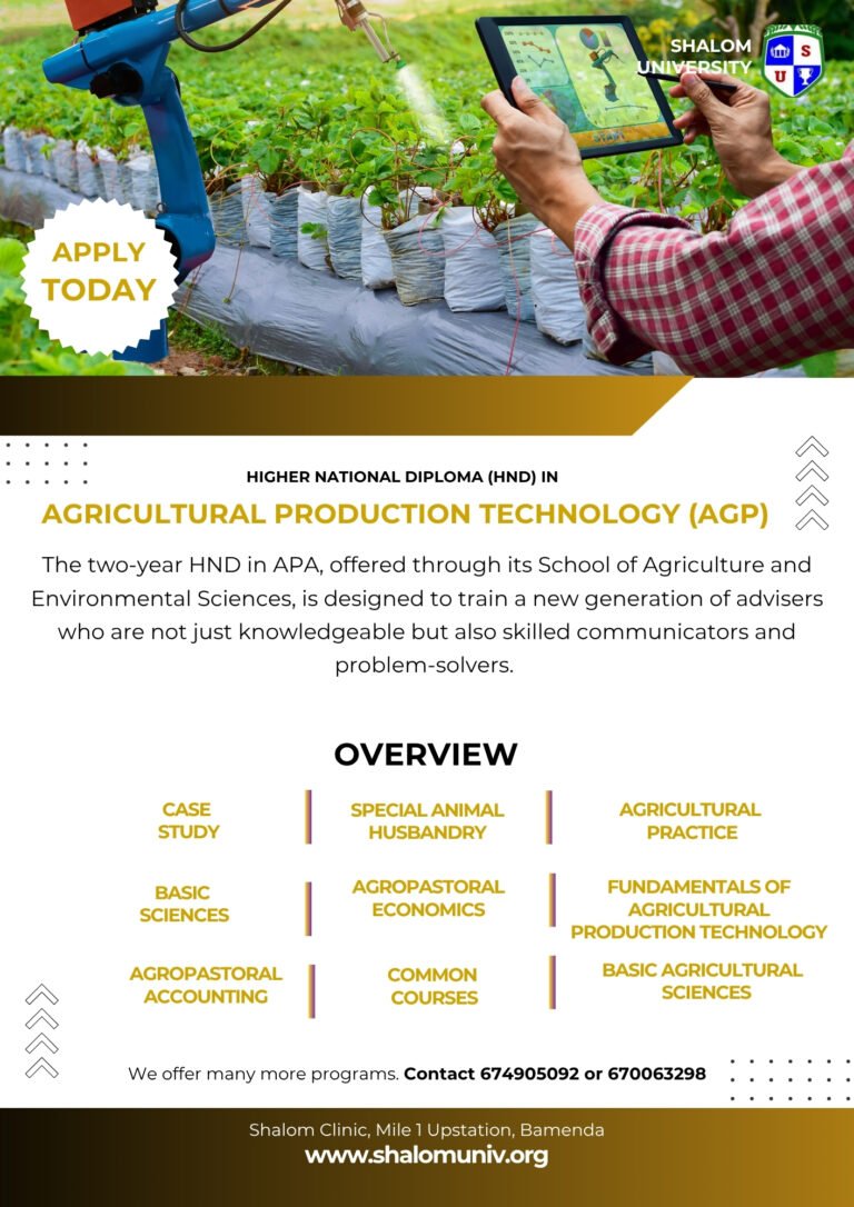 HND in Agropastoral Entrepreneurship