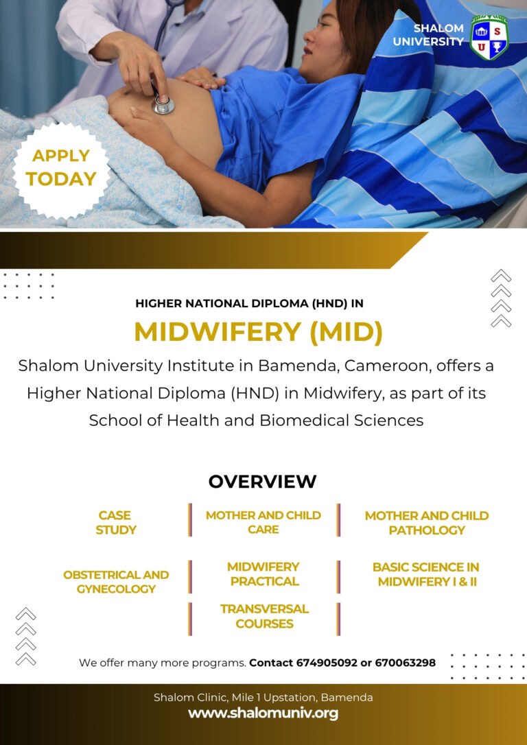 Shalom University: HND in Midwifery